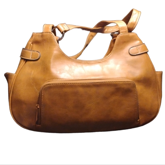 Treviso brown leather shoulder bag - Picture 3 of 8